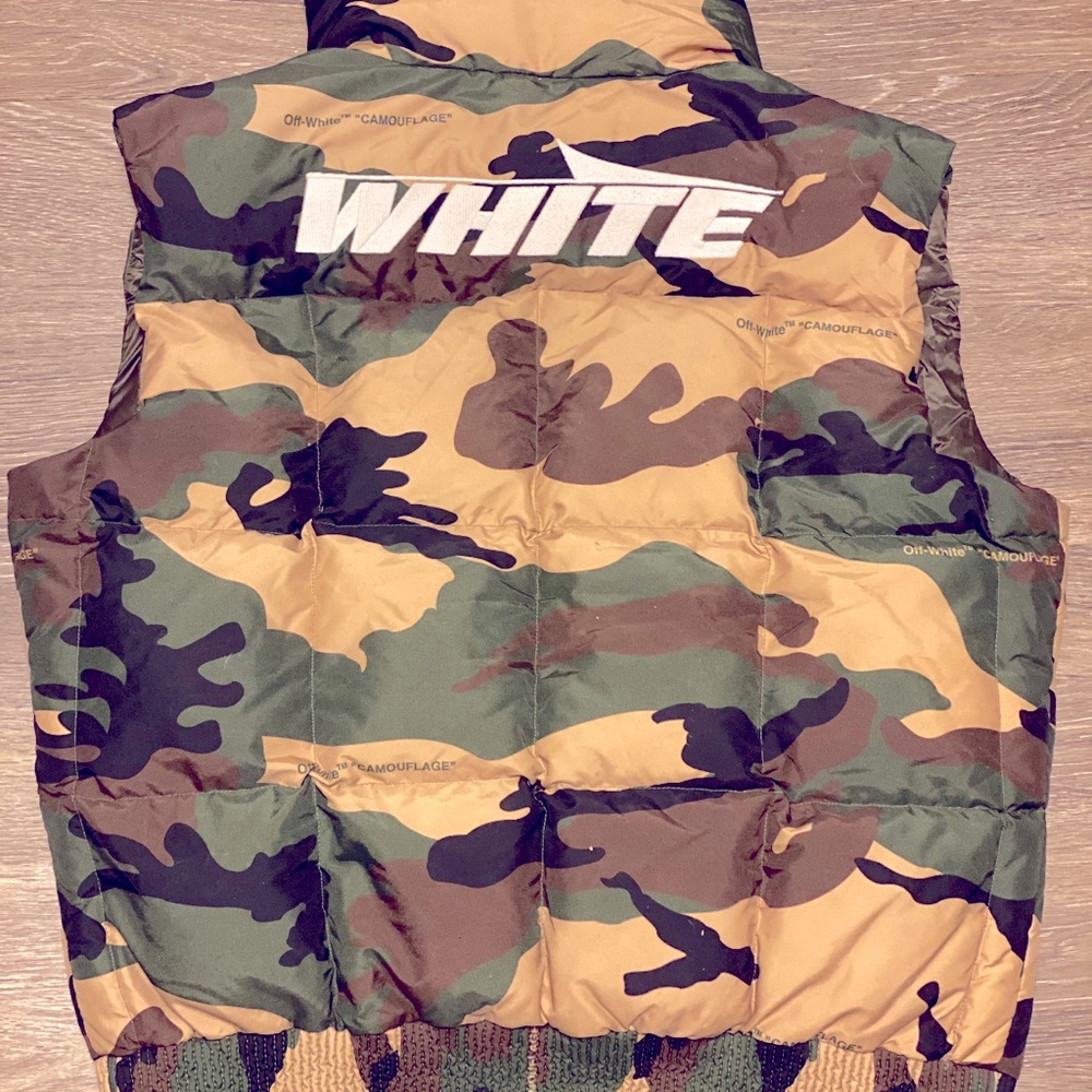 OFF-WHITE DESIGNER XXL CAMO VEST